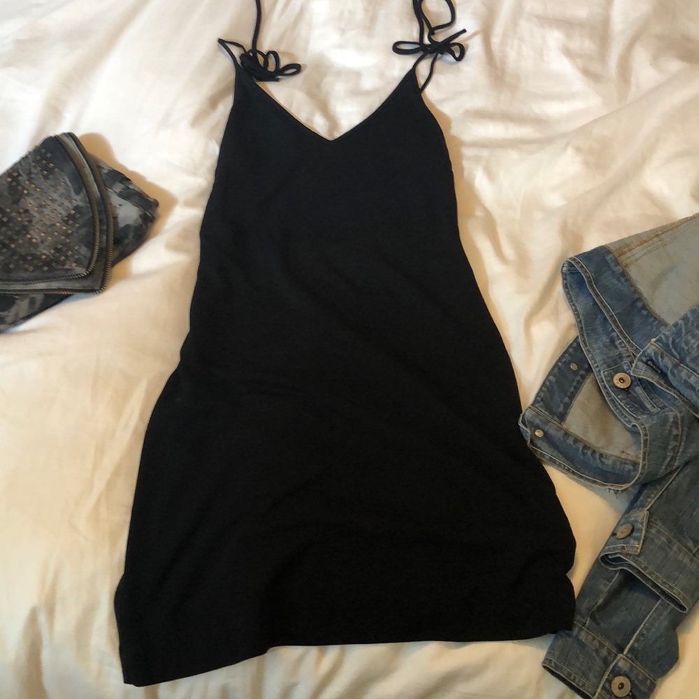 Vintage Open-back slip dress